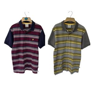 Lyle & Scott Golf Polos Size M - 2 pack